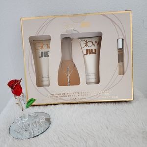 Glow JLO set Eau De toilet Spray 3.4 Fl. Oz & Rollerball .25 fl oz
